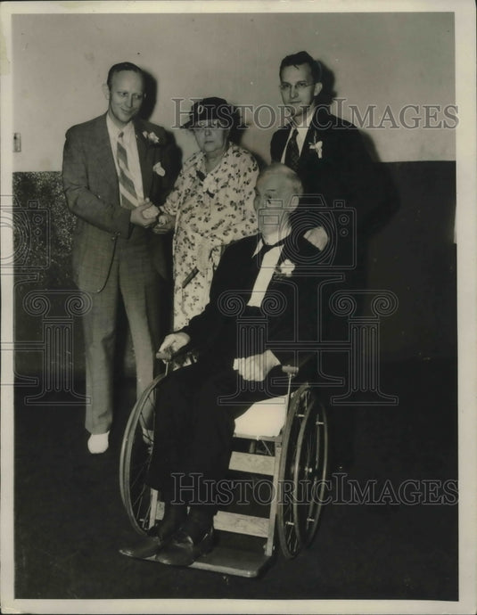 1939, Doctor James A. Bryan, also know as Brother Bryan, and family - Historic Images
