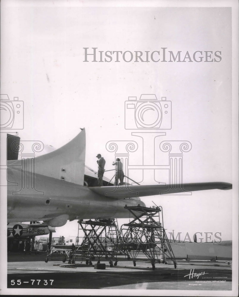 1956, Alabama's Hayes Aircraft's Newest Project, Conversion of B-50 - Historic Images