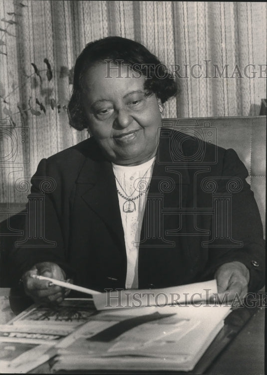 1984 Mrs. A. G. Gaston (Minnie), Birmingham Businesswoman - Historic Images