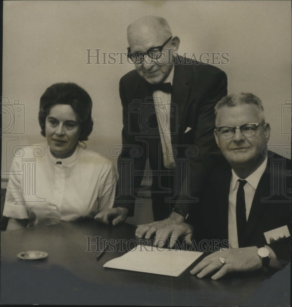 1963, New Board of Registrars Members with applicant interviews - Historic Images