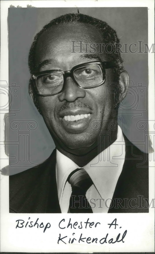 1980 Clergyman Chester A. Kirkendall, Bishop - Historic Images