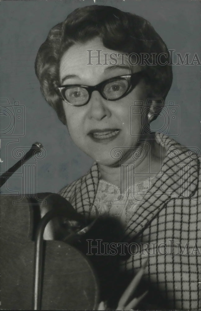 1968, Miss Alma Hunt, Executive Secretary, BWMU of Southern Baptist - Historic Images