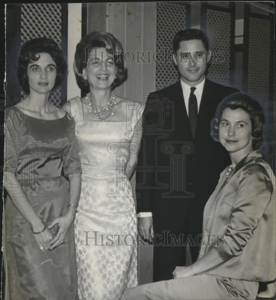 1964, Service Guild members entertain at dinner and dance, Vestavia - Historic Images