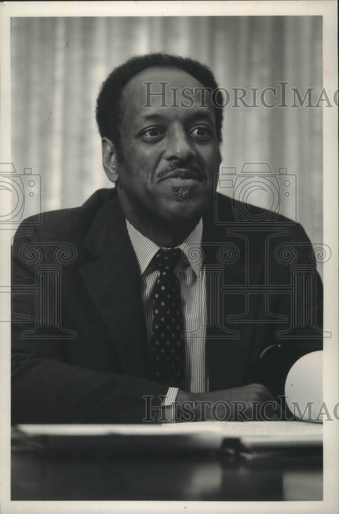 1988, Cleveland Hammond Jr., superintendent, Birmingham Schools, AL - Historic Images