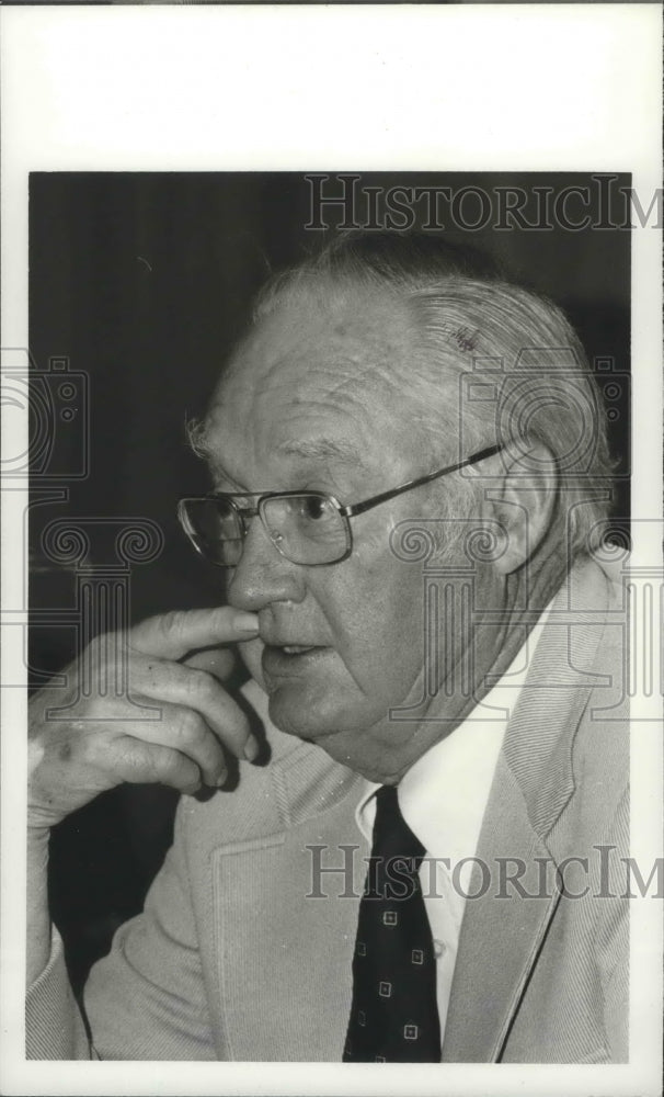 1981, T. A. &quot;Country&quot; Gaskin, Mountain Brook Mayor, Alabama - Historic Images