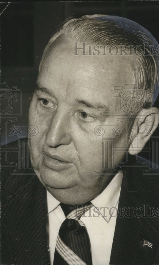 1970 Press Photo Robert Waldrop, Mayor of Homewood, Alabama - abno05468 - Historic Images