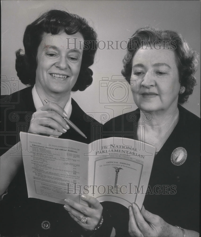 1965 Press Photo Parliamentarian Leaders Plan State Convention - abno05522 - Historic Images