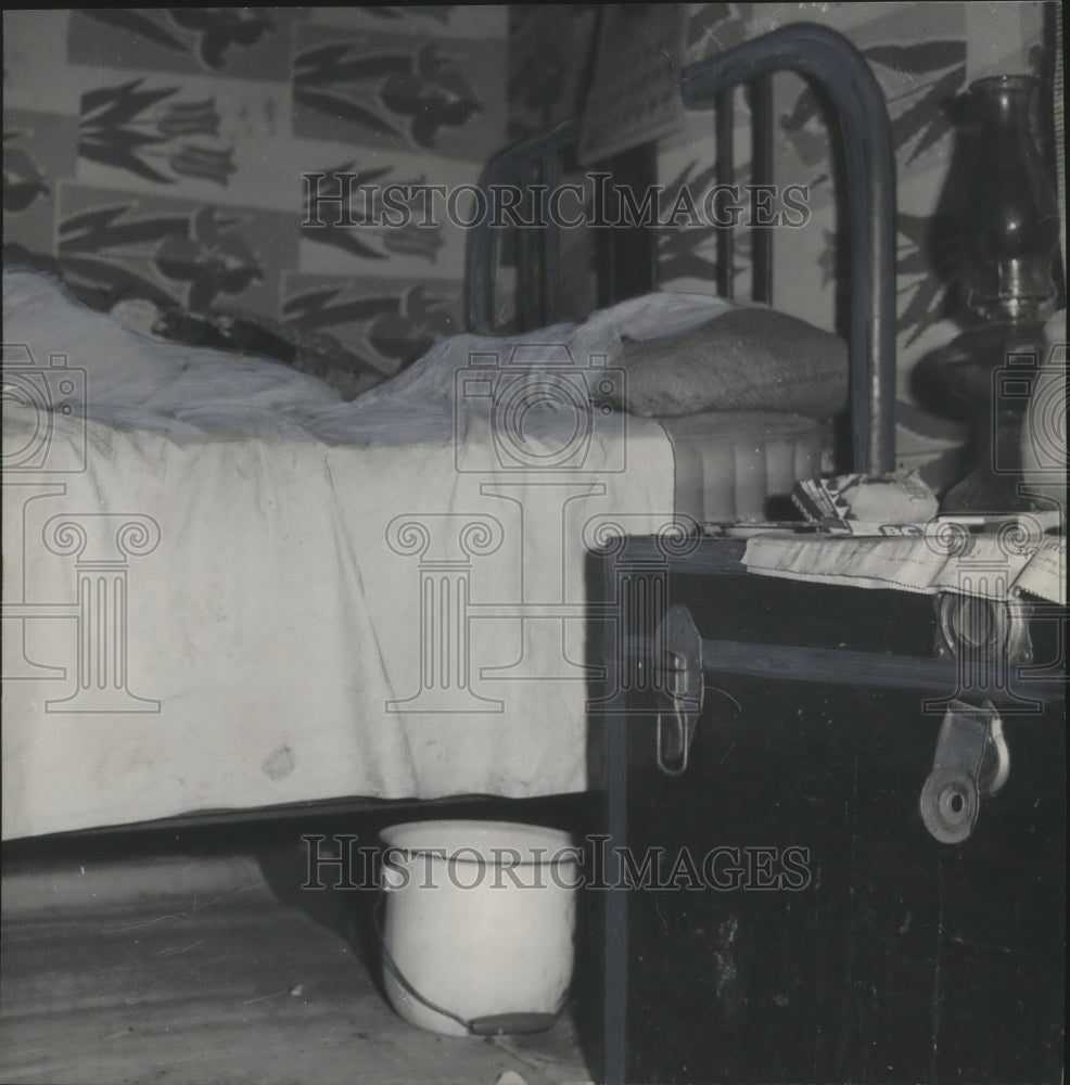 1961 Press Photo Interior of Major Reeses' Tool Shed Home - Jefferson County, AL-Historic Images