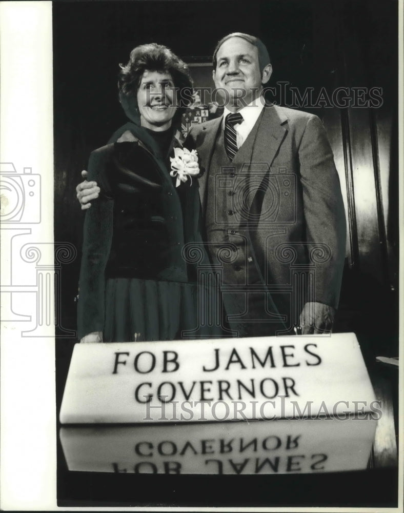 1979 Mr. and Mrs. Fob James, Alabama Governor and Wife - Historic Images