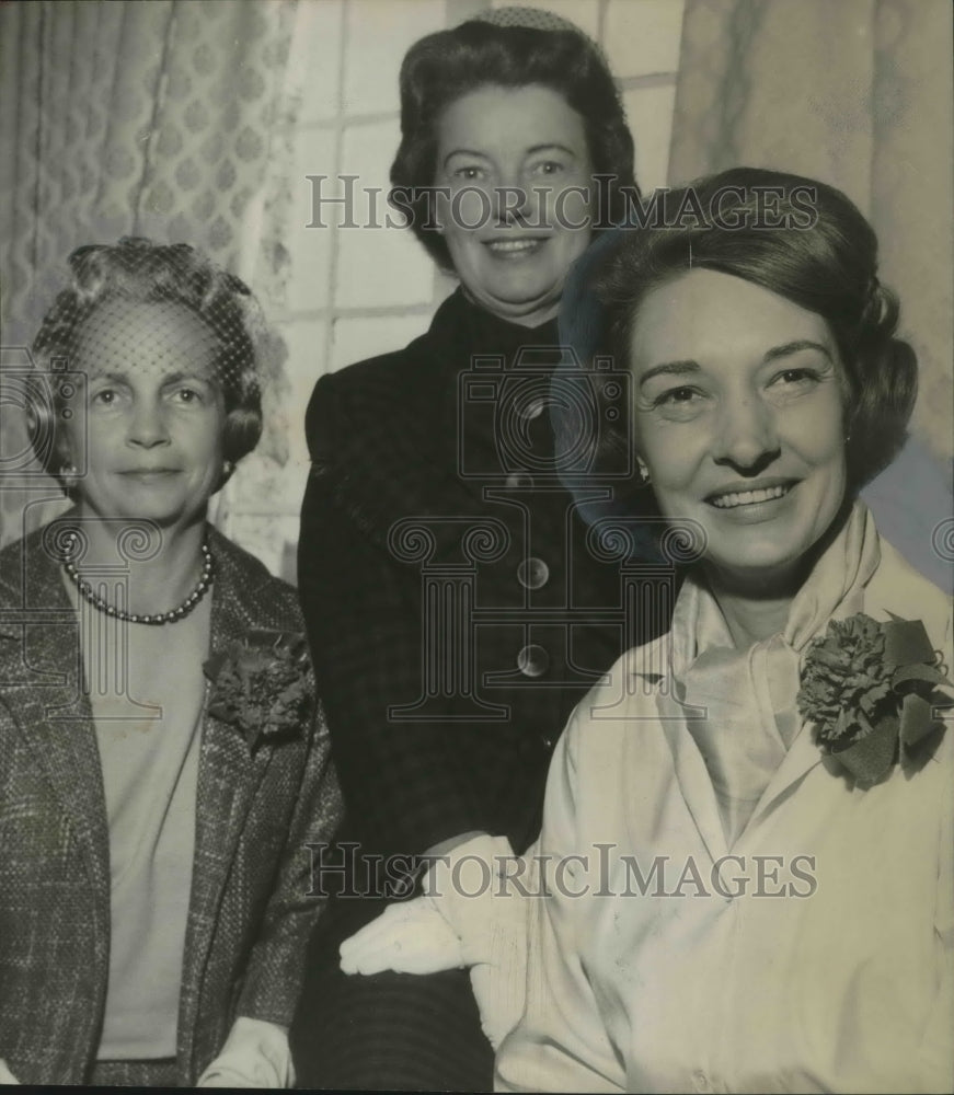 1963 Press Photo New members of Linley Heflin at Birmingham Country Club - Historic Images