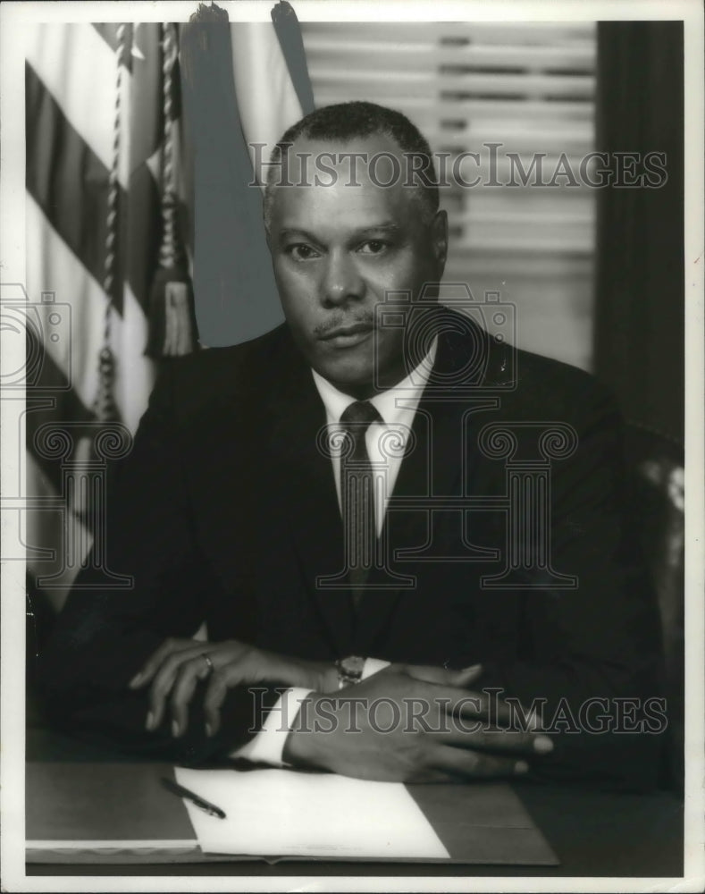 1966 Press Photo Mr. Howard Jenkins, Jr., National Labor Relations Board - Historic Images