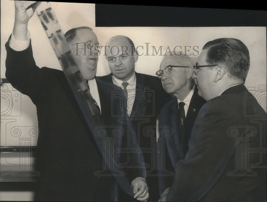 1960, K. W. Grimley of Jefferson Tuberculosis Association with Others - Historic Images