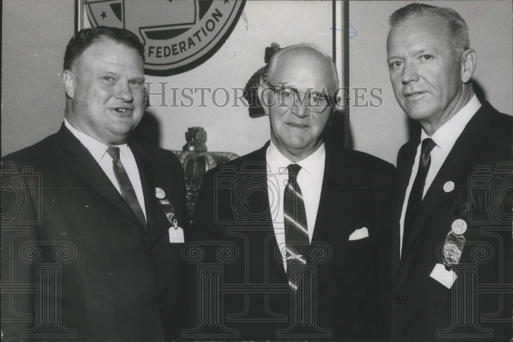 1967, J.D. Hays, President Farm Bureau, Jack Tanner, Leonard Beard - Historic Images