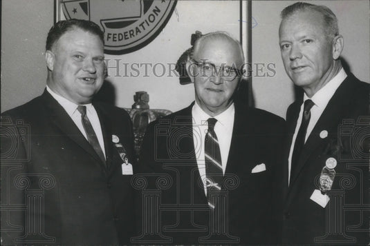 1967, J.D. Hays, President Farm Bureau, Jack Tanner, Leonard Beard - Historic Images