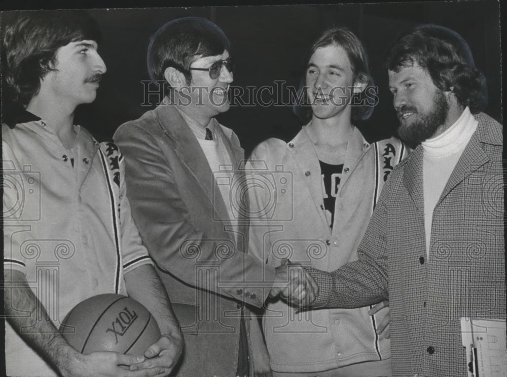 1976, Altamont Coach Charles Jolly, head master Bill Haver at Event - Historic Images