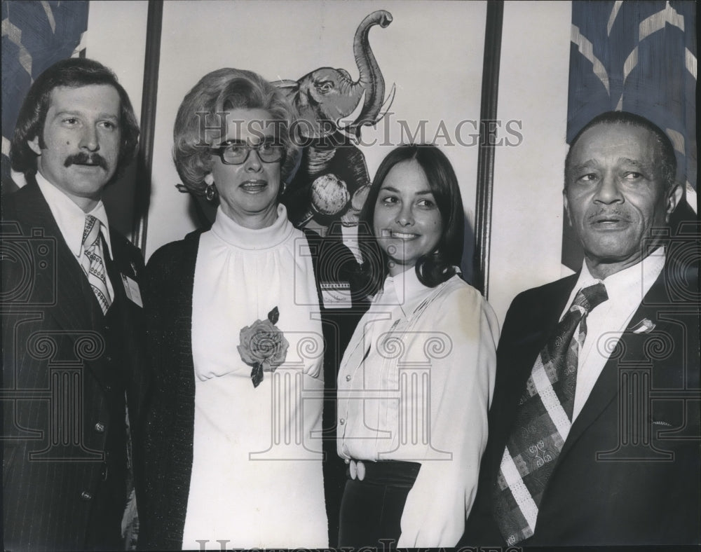 1975, Jefferson County Republican Committee Members at Reception - Historic Images