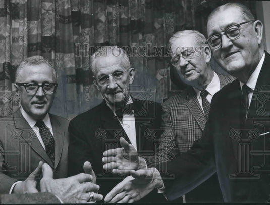 1966, Birmingham Baptist Hospitals Doctors at Awards Ceremony - Historic Images