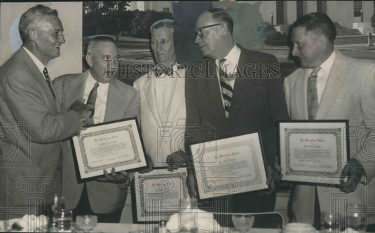 1956, Alabama Rehabilitation Director Honors State Surgeons - Historic Images