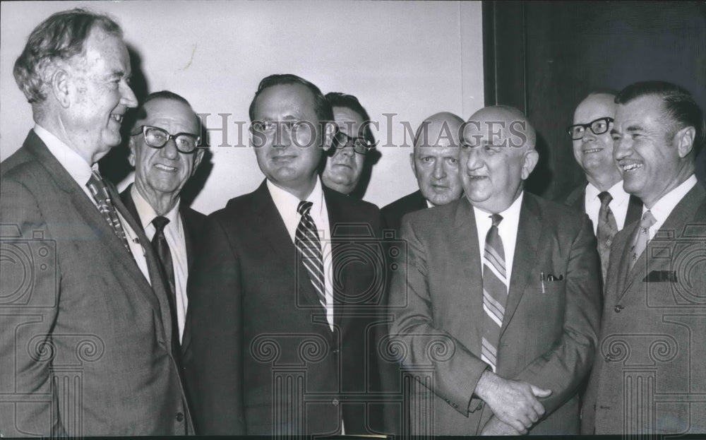 1970 Press Photo Alabama Mayors Make Pitch for Waterway - abno06072 - Historic Images