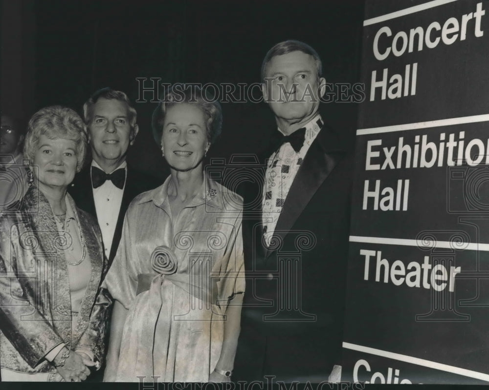 1975 Mrs. Joe Sewell, Dr. and Mrs. J. Elmore at Birmingham symphony - Historic Images