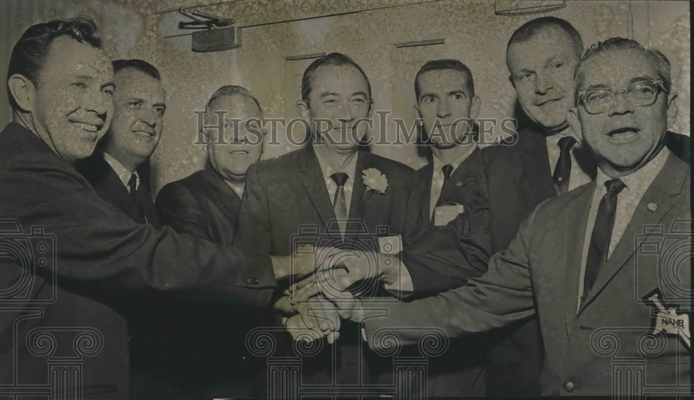 1966, The Home Builders Association of Alabama elected Officers - Historic Images