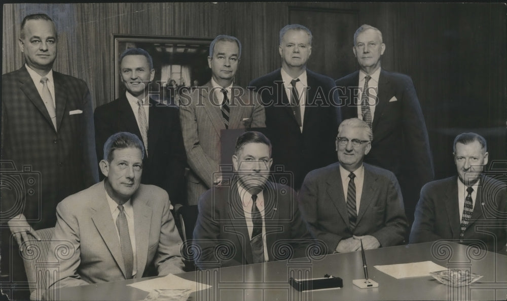 1958 Press Photo Birmingham Chamber of Commerce elects new officers - abno06209 - Historic Images