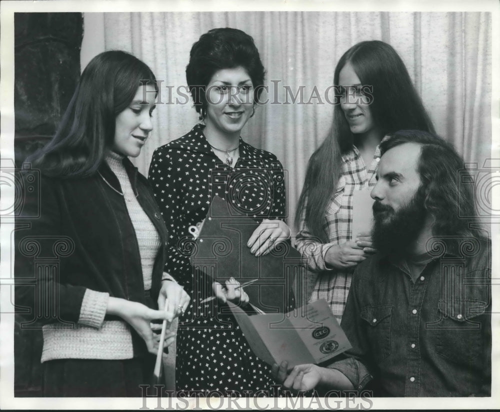 1975, Service Guild members planning special education workshop - Historic Images