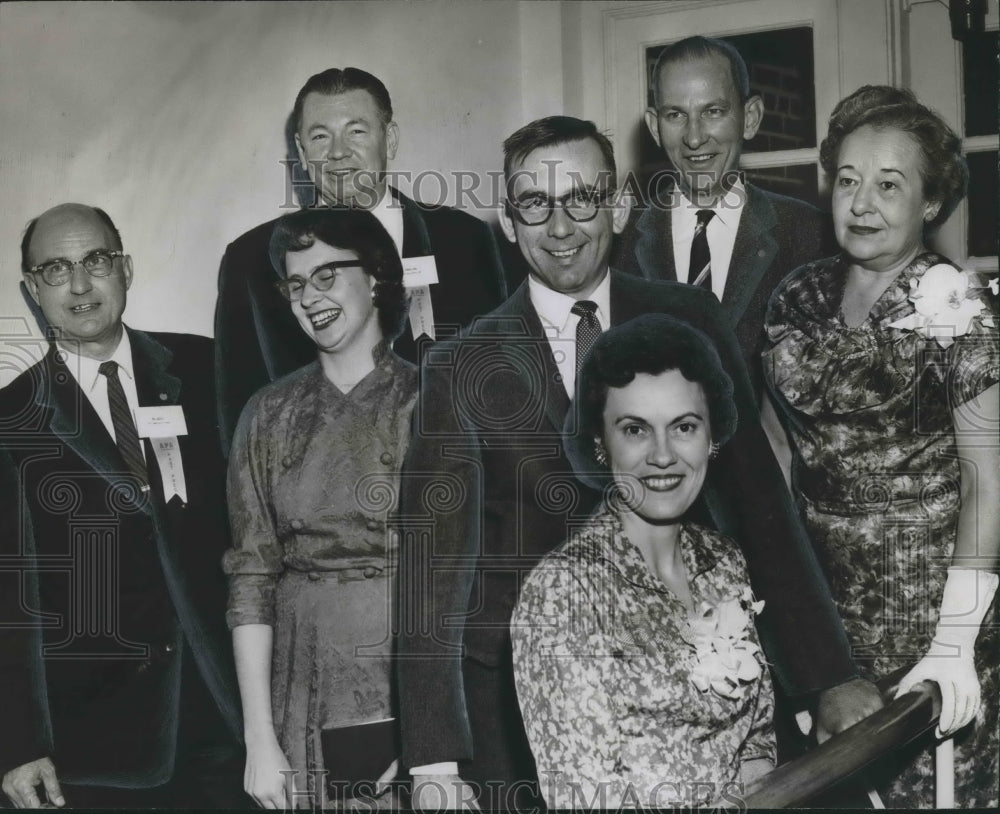 1959, Newspapermen with Their Wives at Press Association Dinner - Historic Images