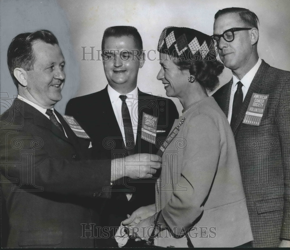 1963, Charles F. Grisham of Birmingham, Alabama with Others at Event - Historic Images