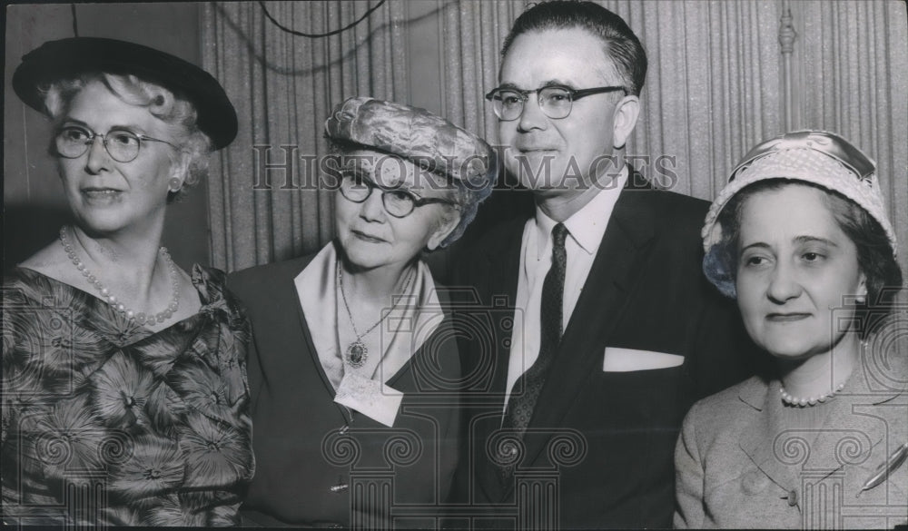 1957 Lead state legislative council meeting, Nina Miglionico, lawyer - Historic Images