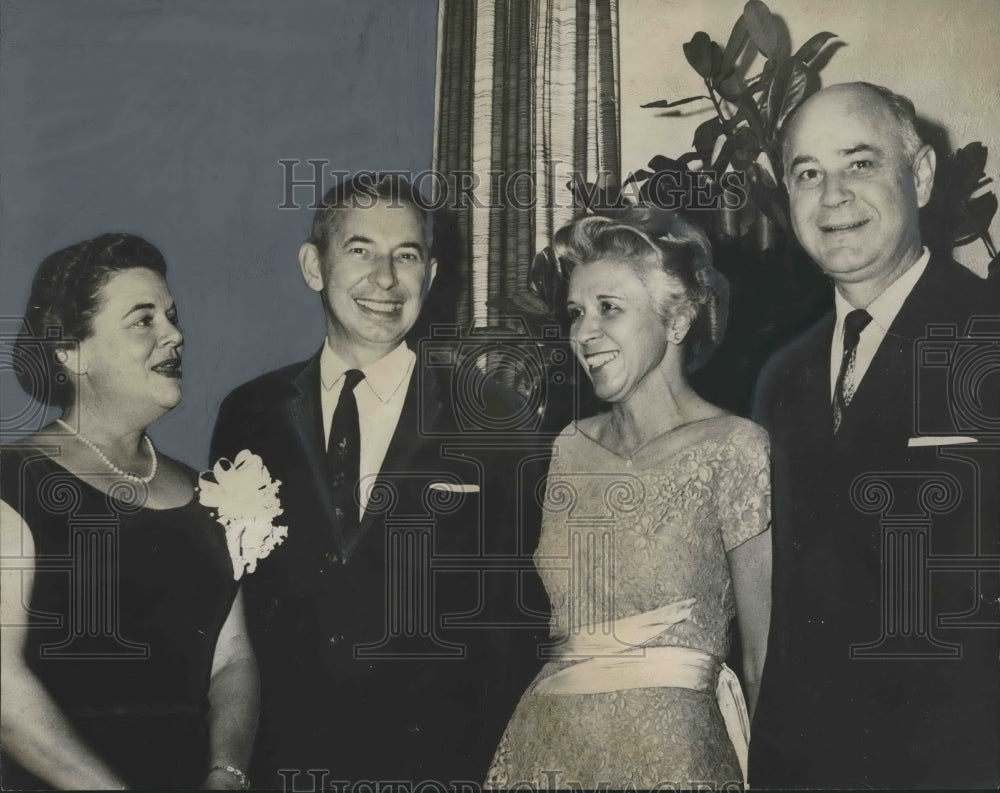 1961, Birmingham Country Club party hosts, Alabama - abno06526 - Historic Images