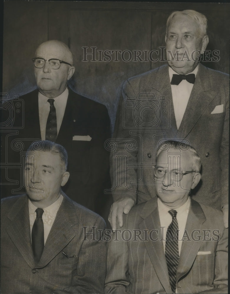 1956, Birmingham Community Chest members, Claude Shill, Will P. Engel - Historic Images