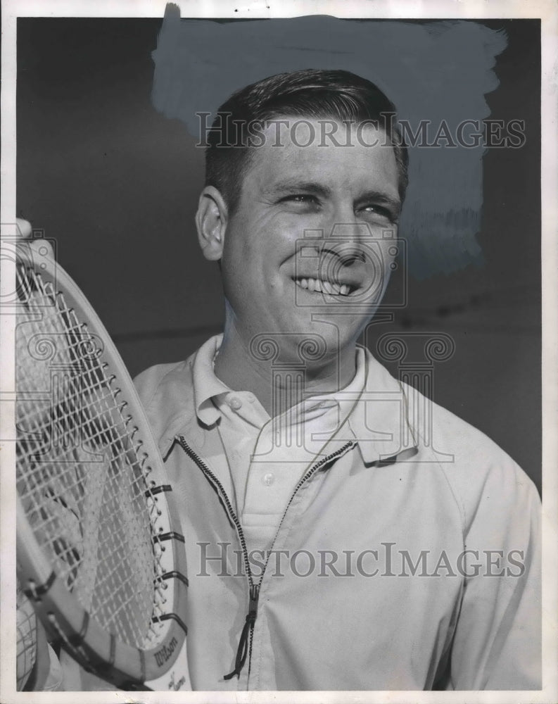 1966 Press Photo Jim Shaffer, Tennis Player - abno06747 - Historic Images