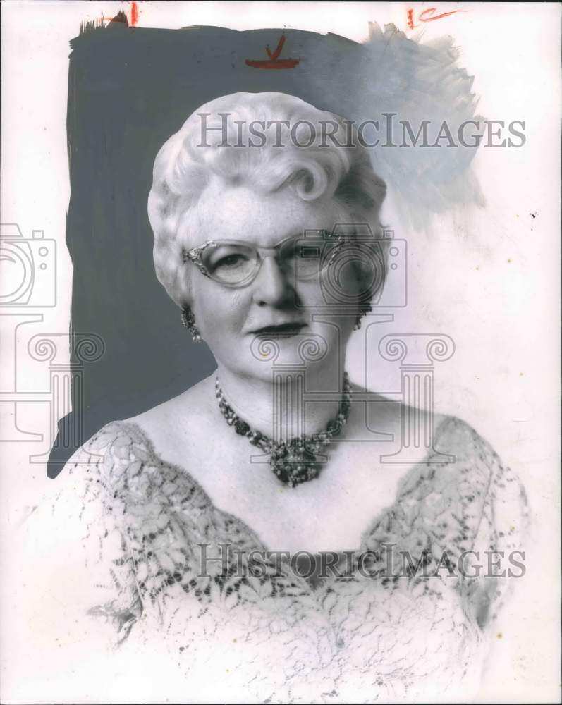 1966, Mrs. Lillian Meade, President, Birmingham Professional Women - Historic Images