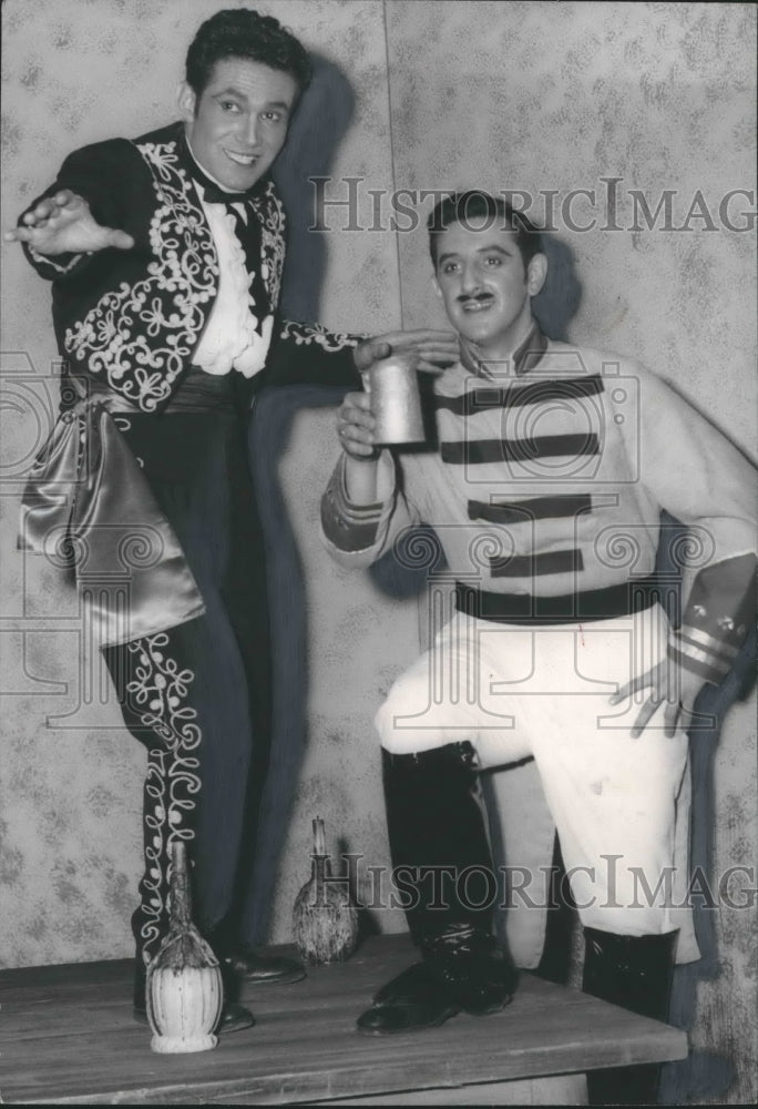 Press Photo Charles Thomas as Zuniga in &quot;Toreador Song&quot;, Birmingham Civic Opera - Historic Images