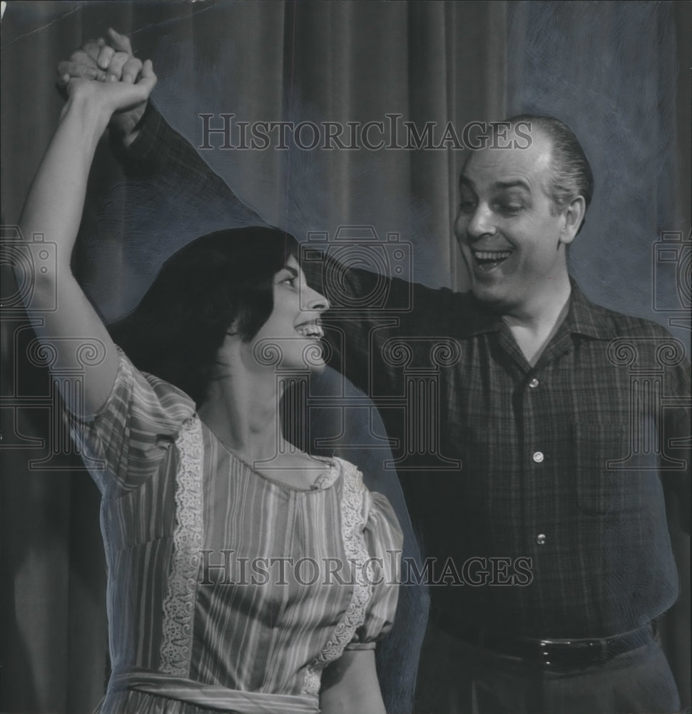 1965, Geraldine Kullman, Bruce Tolbert, in &quot;Susannah&quot; Civic Opera - Historic Images