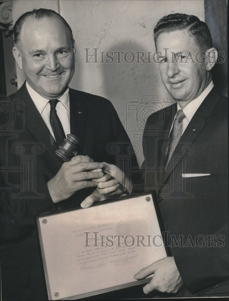 1960, Birmingham Police Chief Jamie Moore with Floyd Mann at Event - Historic Images