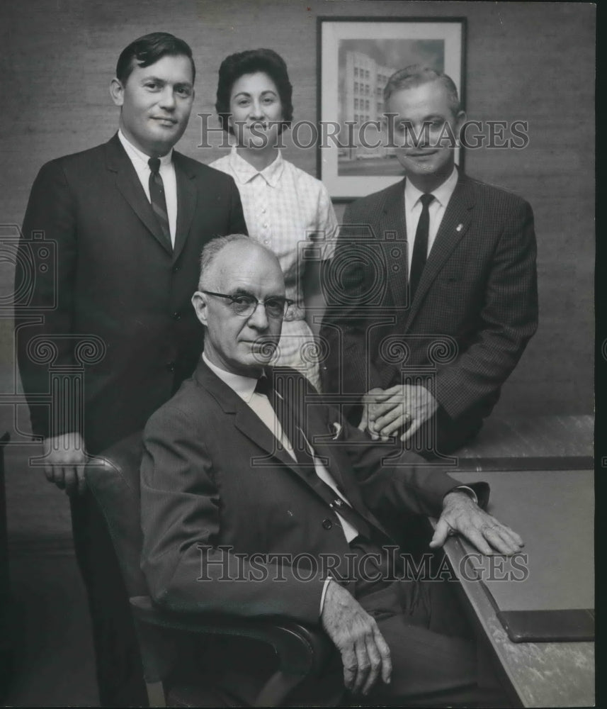 1963, Officers of Eastwood Mall Merchants Association at Luncheon - Historic Images