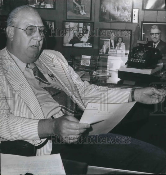 1973 Bessemer, Alabama Mayor Jess Lanier - Historic Images