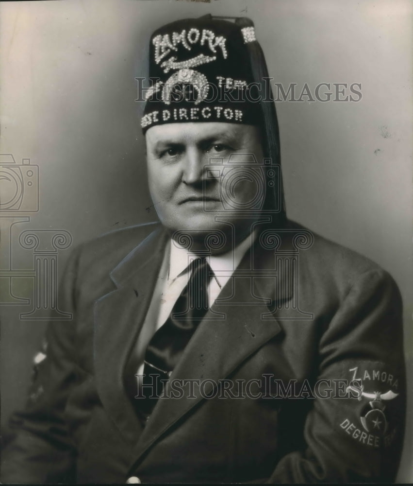 1952, Paul Hancock, Business Executive and Shrine Official - Historic Images