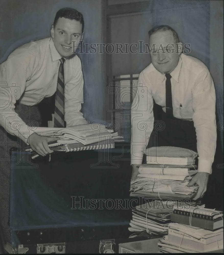 1960, Congressman George Huddleston Jr. and Steve Strickland - Historic Images