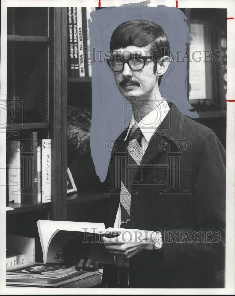 1976 Dr. Bill Nicholas, Birmingham Southern College Professor - Historic Images