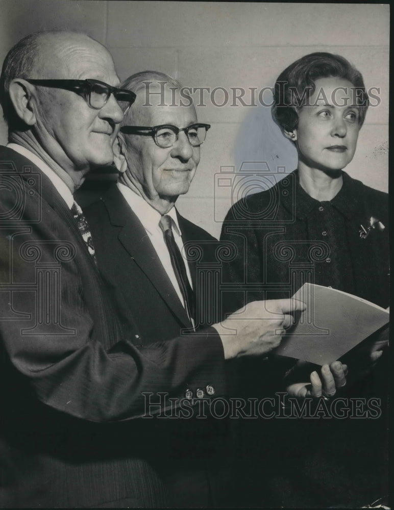 1965, Alabama Boys Industrial School Board honors staff members - Historic Images