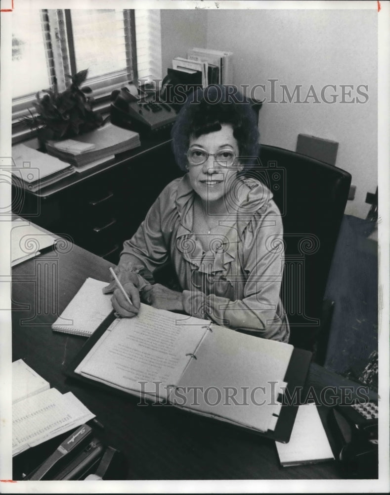 1978, Mrs. Sarah Naugher, Birmingham municipal records supervisor - Historic Images