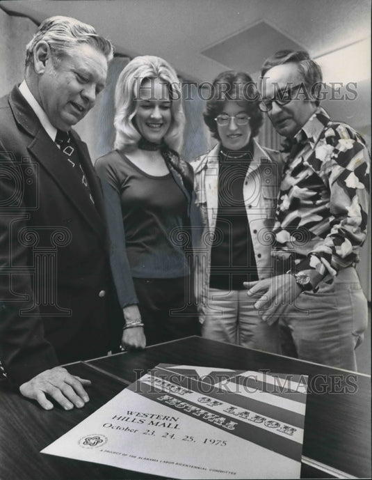1975, Spirit of Labor Festival at Western Hills Mall Attendees - Historic Images