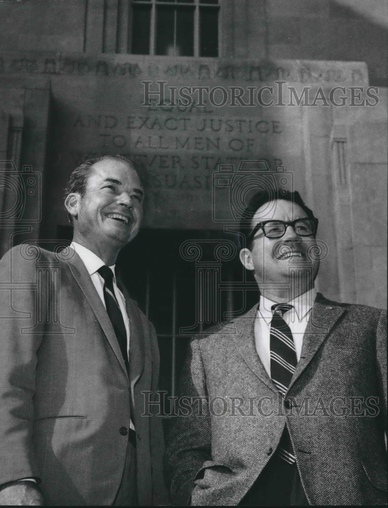 1969, District Attorneys James D. McKevitt and Earl Morgan - Historic Images