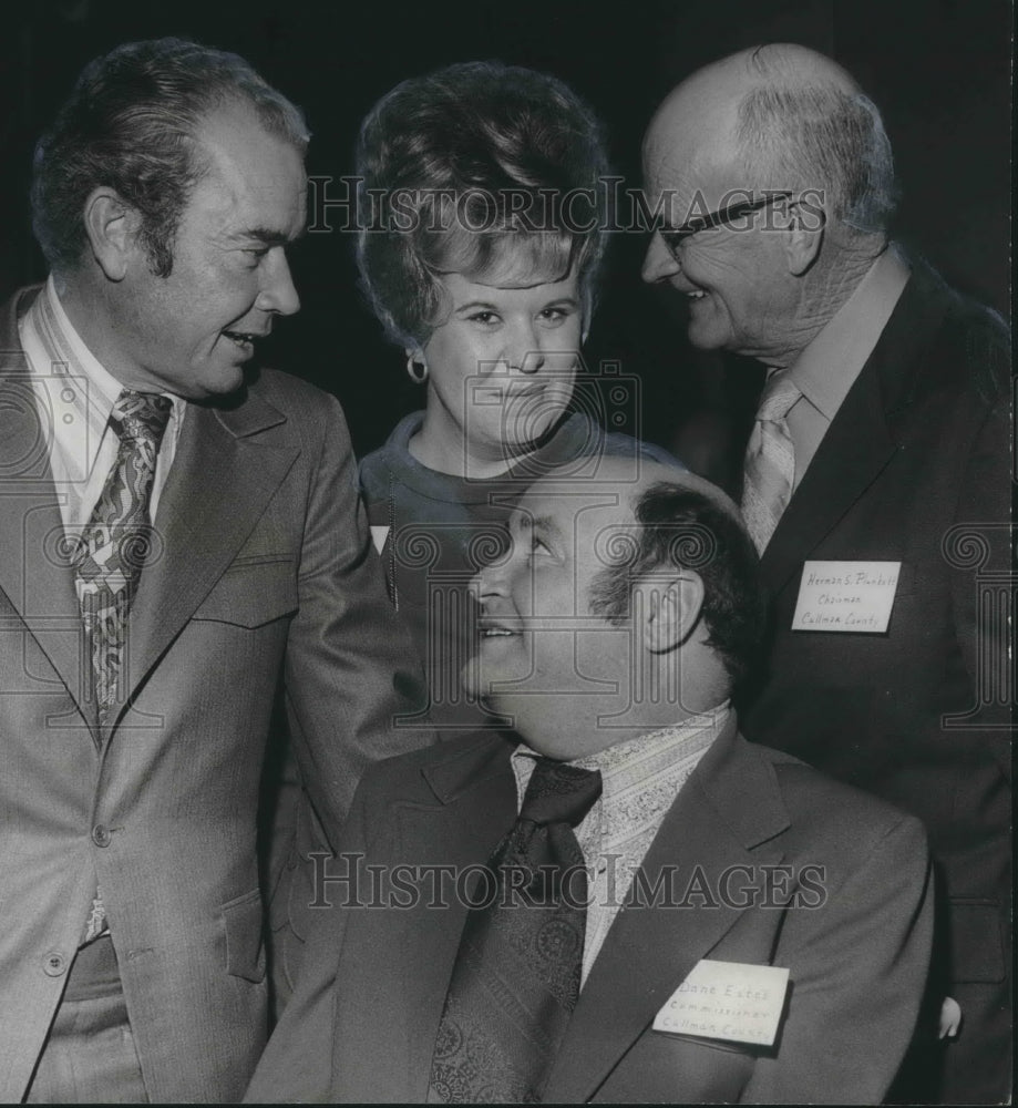 1972 Jefferson County District Attorney Earl Morgan, Others at Event - Historic Images