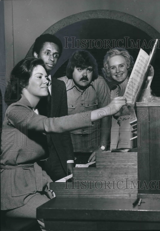 1974, Chorus from St. Mary's and St. Luke's Episcopal Churches - Historic Images