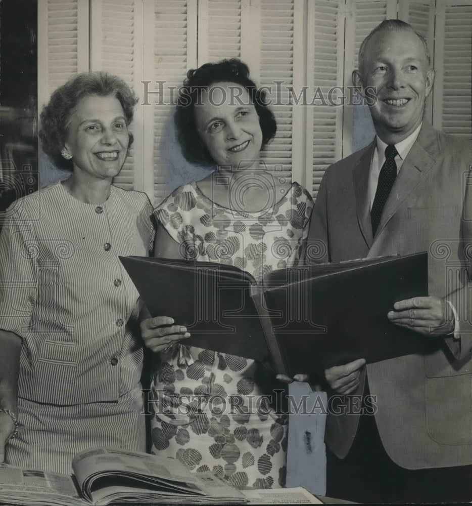 1962, Civic Opera Officers Martha McClung, Mrs. James V. Kidd, Other - Historic Images