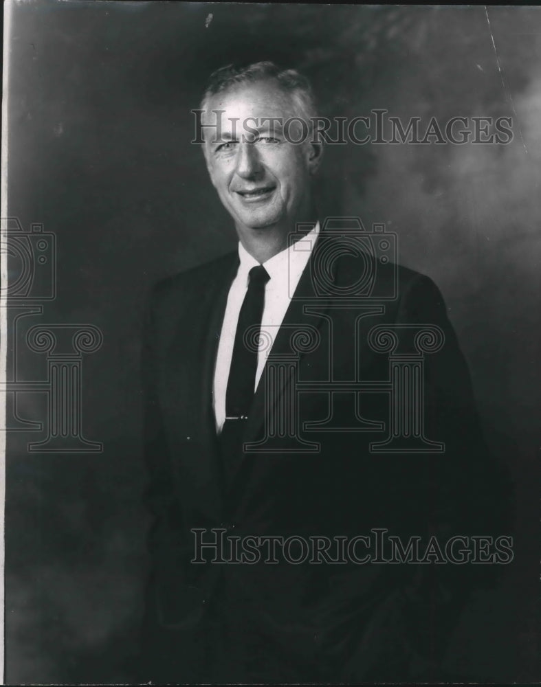 1973, Mr. William M. Miller of The First National Bank of Birmingham - Historic Images
